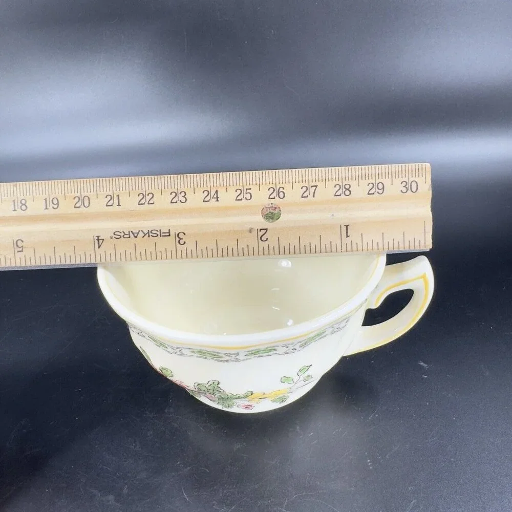 Antique Royal Doulton The Cavendish‎ Porcelain Teacup And Saucer Set England VTG